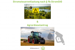 Agrardieselantrag & Stromsteuerrückvergütung $ 9b StromStG