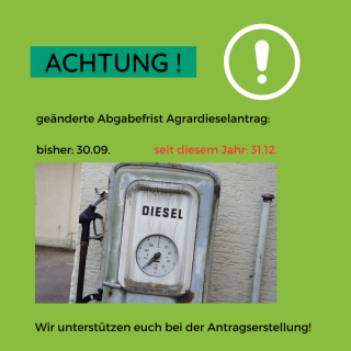 Agrardieselantrag